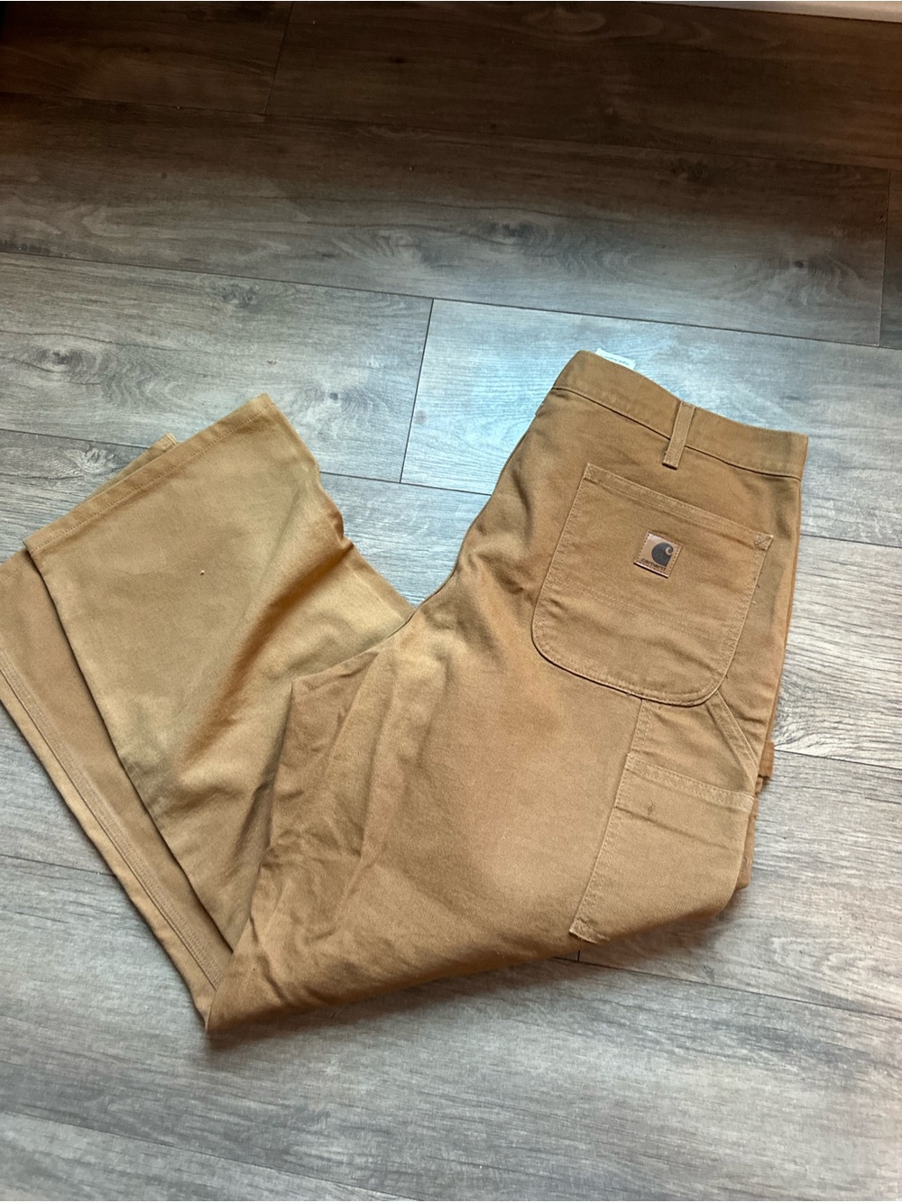 Carhartt Men's Tan Canvas Cargo Pants